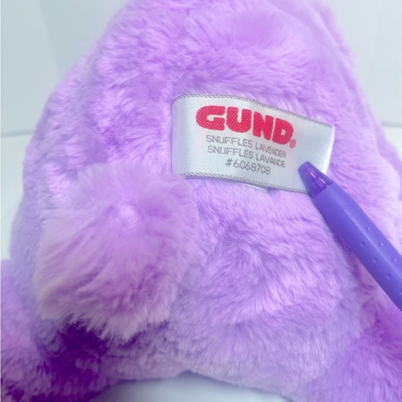 BNWT SNUFFLES LAVENDER SUPER SOFT SEALED MFG PLASTIC BAG - Picture 12 of 16